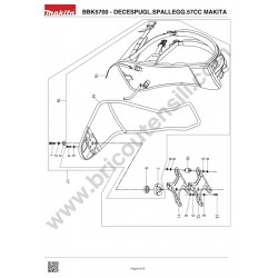 Ricambi Makita per Decespugliatore BBK5700