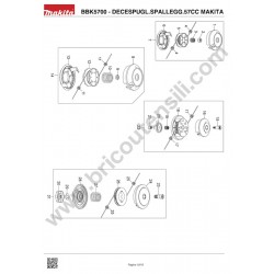 Makita Spare Parts for Brush Cutter BBK5700