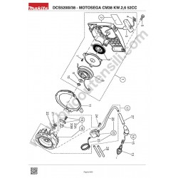 Makita Spare Parts for Chainsaw DCS5200I