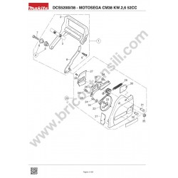 Makita Spare Parts for Chainsaw DCS5200I