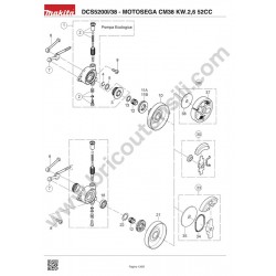 Makita Spare Parts for Chainsaw DCS5200I