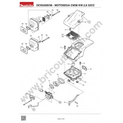 Makita Spare Parts for Chainsaw DCS5200I