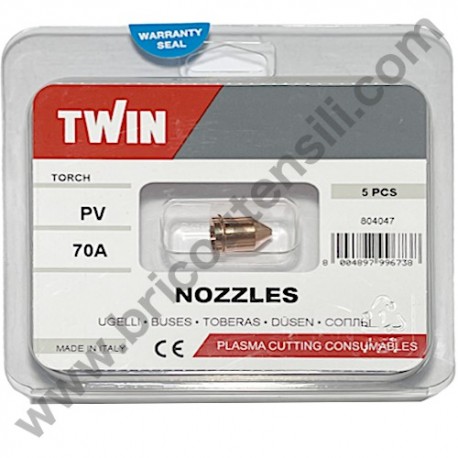 Nozzles 5Pcs Set for Telwin Superior Plasma 70