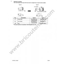 Ricambi Makita per Martello Demolitore Rotativo HR3851