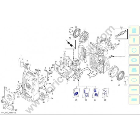 Michelin Spare Parts for Pressure Washer MPX 25 EHDS