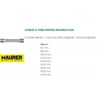 Chiavi a Tubo Doppia Maurer Plus 8x9
