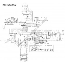 Ricambi Fox per Pialla Filo Spessore F22-564/250
