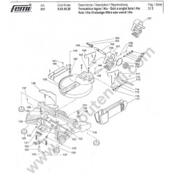 Spare Parts for Mitre Saw Femi 911 - 8436028