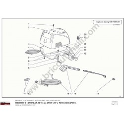 Lavor Original Parts for Pressure Cleaner LKX 31 TS 8.611.0160