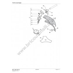 Alpina Spare Parts for Brushcutter BJC 336 (2013)