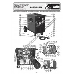 Telwin Spare Parts for Flux Welding Mastermig 300 - 827003