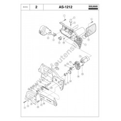 Ricambi Dolmar per Sega a Catena a Batteria AS-1212