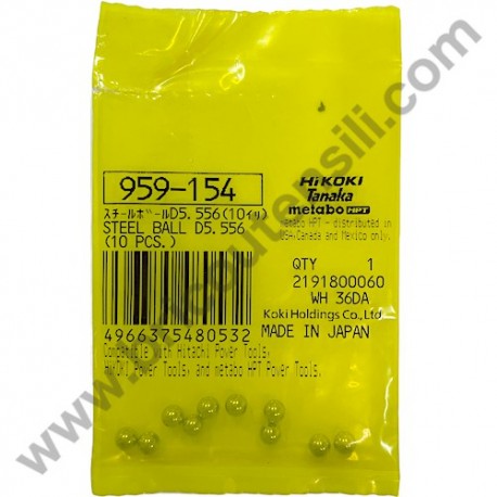 Sfere Acciaio D5.556 per Avvitatore Hitachi WH10DFL