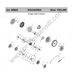 Ama Spare Parts for Lawnmower TRX-465