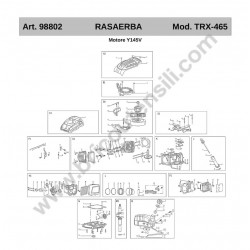 Ama Spare Parts for Lawnmower TRX-465