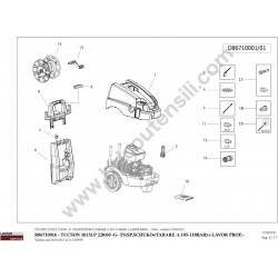 Lavor Original Parts for Pressure Cleaner TUCSON 1013LP
