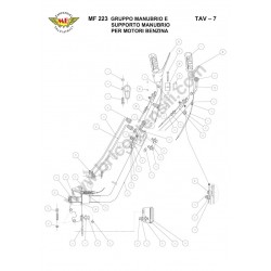 Meccanica Benassi Parts for Motocultivator MF 223 Reverso