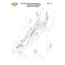 Meccanica Benassi Parts for Motocultivator MF 223 Reverso