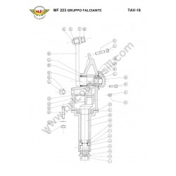 Meccanica Benassi Parts for Motocultivator MF 223 Reverso