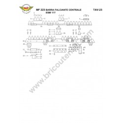 Meccanica Benassi Parts for Motocultivator MF 223 Reverso