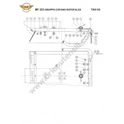 Meccanica Benassi Parts for Motocultivator MF 223 Reverso