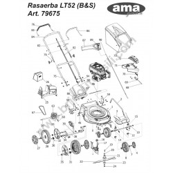 Ricambi Ama per Rasaerba a Trazione LT 52 B&S 675 - 79675