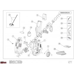 Lavor Original Parts for Pressure Cleaner Azzurra 145