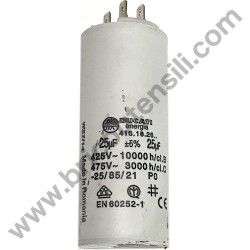 Capacitor 25 μF 425V for Pressure Washer AR Blu Clean 410