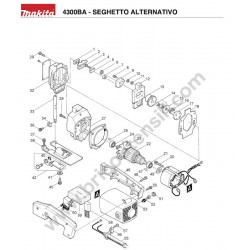 Makita Spare Parts for Jigsaw 4300BA