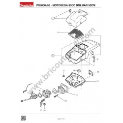 Dolmar Spare Parts for Chainsaw PS6000I/53