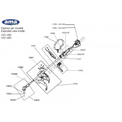 Ricambi Ama per Decespugliatore AG1 450
