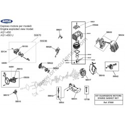 Ama Spare Parts for Brushcutter AG1 450