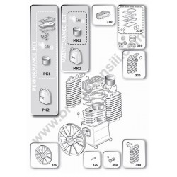 ABAC Parts for Pump Unit NS39 - Diagram