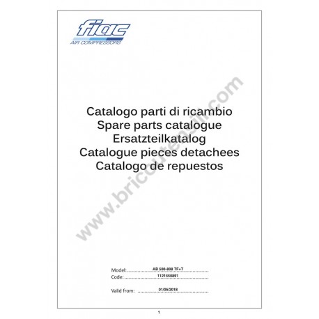 FIAC Parts for Air Compressor AB 500-808