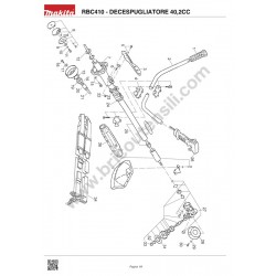 Makita Spare Parts for BruschCutter RBC410