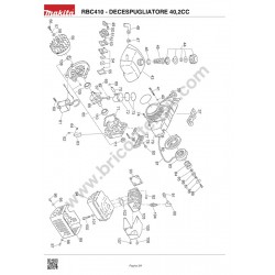 Makita Spare Parts for BruschCutter RBC410