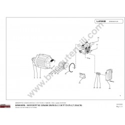Ricambi Originali Lavor per Idropulitrice SUPERWASH 160 - 80620827