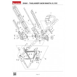Makita Spare Parts for Trimmer EH561