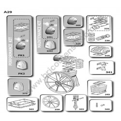 ABAC Parts for Air Compressor 50 Lt Montecarlo L20