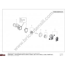 FASA Parts for Pressure Cleaner Indie 140 Drawing