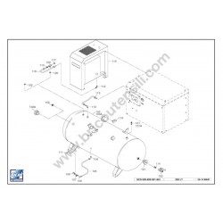 FIAC Spare Parts for Compressor SCS 500-600-951 - Drawing