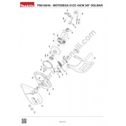 Ricambi Dolmar per Motosega PS6100/45