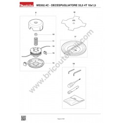Ricambi Dolmar per Decespugliatore MS352.4C