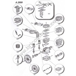 ABAC Parts for Pump Unit B2800 - NS11