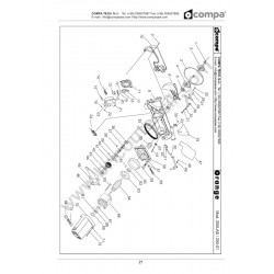 Compa-OMS Spare Parts for Portable Mitre Saw Orange 250 LAS
