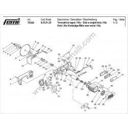 Ricambi Femi per Troncatrice per Legno ed Alluminio TR 305-8436125