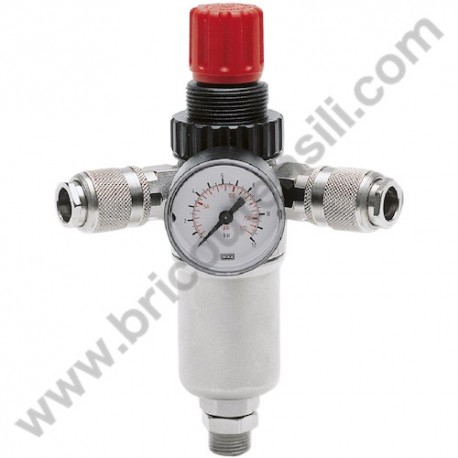 Riduttore di Pressione 3/8" Mignon per Compressori ABAC - BALMA