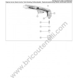 Ricambi Telwin per Inverter Plasma TECHNOLOGY PLASMA 54 KOMP. 230V