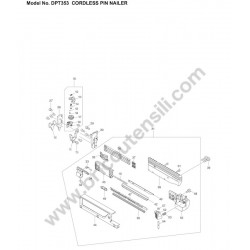 Makita Spare Parts for Cordless Pin Nailer DPT353