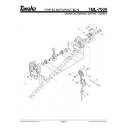 Ricambi Tanaka per Soffiatore TBL-7600R